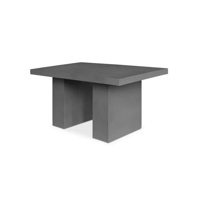 63 in Outdoor Dining Table Grey Contemporary-Outdoor Dining Tables-Moe's Home-LOOMLAN