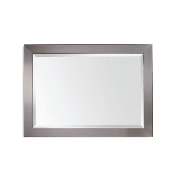 Stainless Steel Silver Horizontal and Vertical Wall Mirror