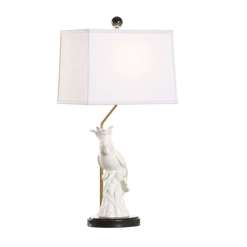 Hope Parrot Design Ceramic Table Lamp