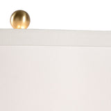 Hopper Gold Accents Smooth Finish Table Lamp