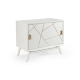 Sinatra Unique Design Drinks Cabinet-Home Bar Carts-Wildwood-White-LOOMLAN