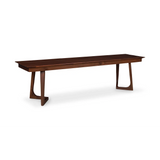 67 Inch Bench Walnut Brown Mid-Century Modern-Dining Benches-Moe's Home-LOOMLAN