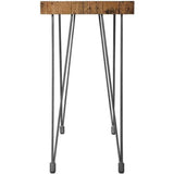 67 Inch Console Table Natural Industrial