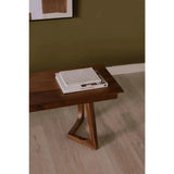 67 Inch Bench Walnut Brown Mid - Century - LOOMLAN - Moe's Home - Dining Benches