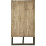 67.75 Inch Sideboard for Dining Room Brown Rustic Sideboards LOOMLAN By Moe's Home
