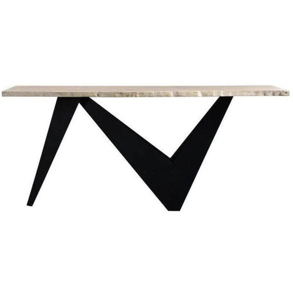 68 Inch Console Table Natural Contemporary - LOOMLAN - Moe's Home - Console Tables