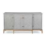 68" Perrine Grey & Gold Wooden Credenza - LOOMLAN - Bassett Mirror - Sideboards