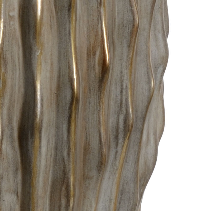 Saguaro Modern Ceramic With Gold Accent Table Lamp