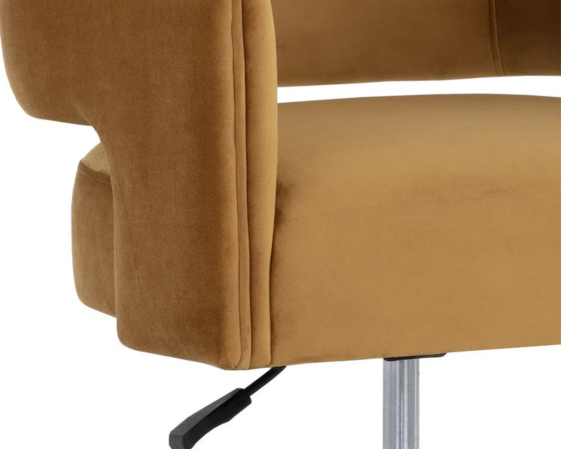 Claren Fabric Upholstered Office Armchair