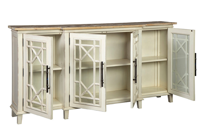 Marion Breakfront Designed Wooden Buffet