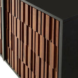 68.5 Inch Sideboard Mid Century Modern Black Sideboards LOOMLAN By Moe's Home