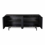 68.5 Inch Sideboard Mid Century Modern Black