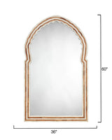 Bardot Large Bone & Wood Mirror by Jamie Young