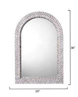 Beverly Mother Of Pearl Arch Wall Mirror By Jamie Young