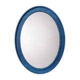 Valley Raffia Oval Wall Mirror