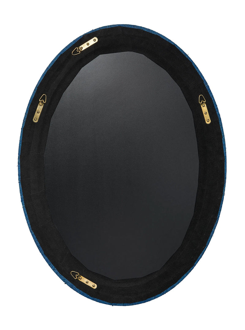 Valley Raffia Oval Wall Mirror