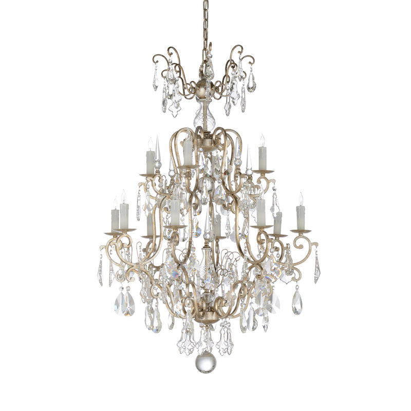 Versailles Silver Crystal Design Chandelier