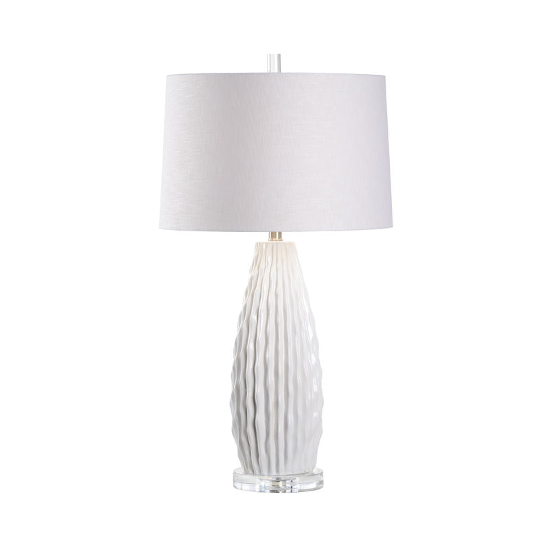 Saguaro Modern Ceramic With Gold Accent Table Lamp