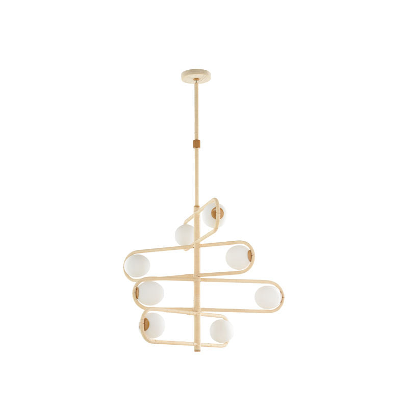 Sol Rattan Design Ambient Lighting Chandelier