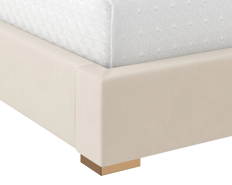 Alisha Fabric Upholstered King Bed