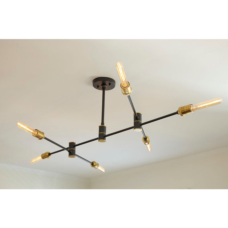 Pluton Modern Adjustable Rod Design Chandelier