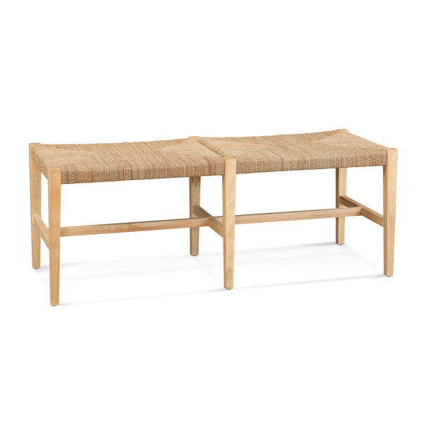 Palag Wood and Seagrass Brown Bench