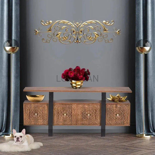 70"Doors Boho Console Table