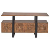 70"Doors Boho Console Table