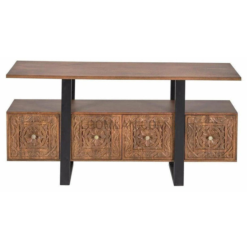 70"Doors Boho Console Table