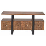 70"Doors Boho Console Table - LOOMLAN - LOOMLAN - Console Tables