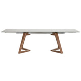 71-103" Glass Extendable Dining Table for 8 Dining Tables LOOMLAN By Essentials For Living