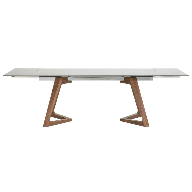 71-103" Glass Extendable Dining Table for 8 Dining Tables LOOMLAN By Essentials For Living