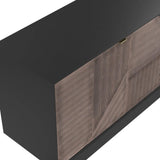71" Brown Mid Century Modern Sideboard for Dining Room Sideboards LOOMLAN By Bassett Mirror