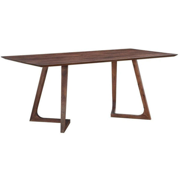 71 Inch Dining Table Rectangular Brown Mid-Century Dining Tables LOOMLAN By Moe's Home