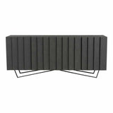 71 Inch Sideboard Charcoal Grey Contemporary Sideboards LOOMLAN By Moe's Home