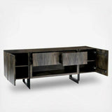 72 Inch Media Cabinet Natural Contemporary TV Stands & Media Centers LOOMLAN By Moe's Home