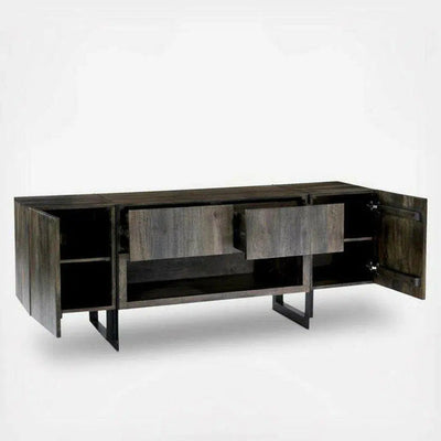 72 Inch Media Cabinet Natural Contemporary - LOOMLAN - Moe's Home - TV Stands & Media Centers