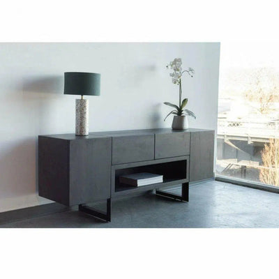 72 Inch Media Cabinet Natural Contemporary - LOOMLAN - Moe's Home - TV Stands & Media Centers