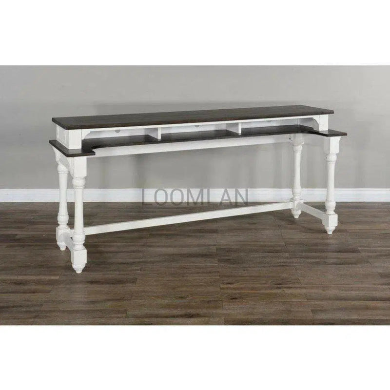 72" Large Carriage House Wood Console Table - LOOMLAN - Sunny D - Console Tables