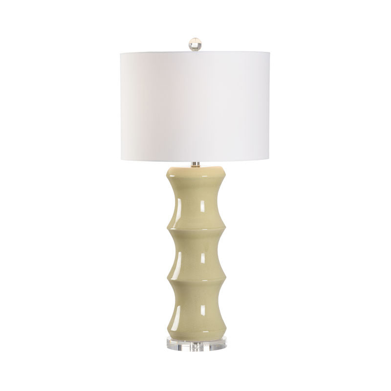 Shelbourne Ceramic With Acrylic Base Table Lamp