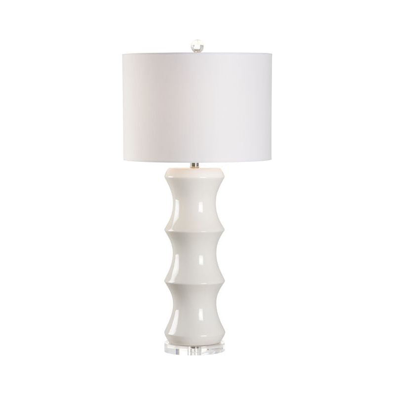 Shelbourne Ceramic With Acrylic Base Table Lamp