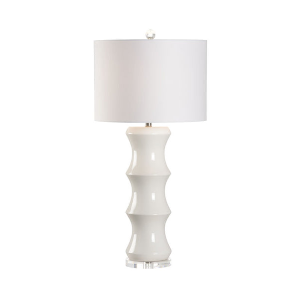 Shelbourne Ceramic With Acrylic Base Table Lamp