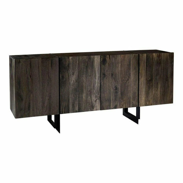 72.5 Inch Sideboard Mid Century Modern Large Natural Sideboards LOOMLAN By Moe's Home