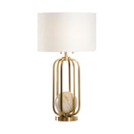 Varese Gold Marble Dual Lights Table Lamp