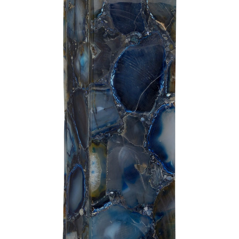 Agate Blue Square Modern Design Vase Table Lamp