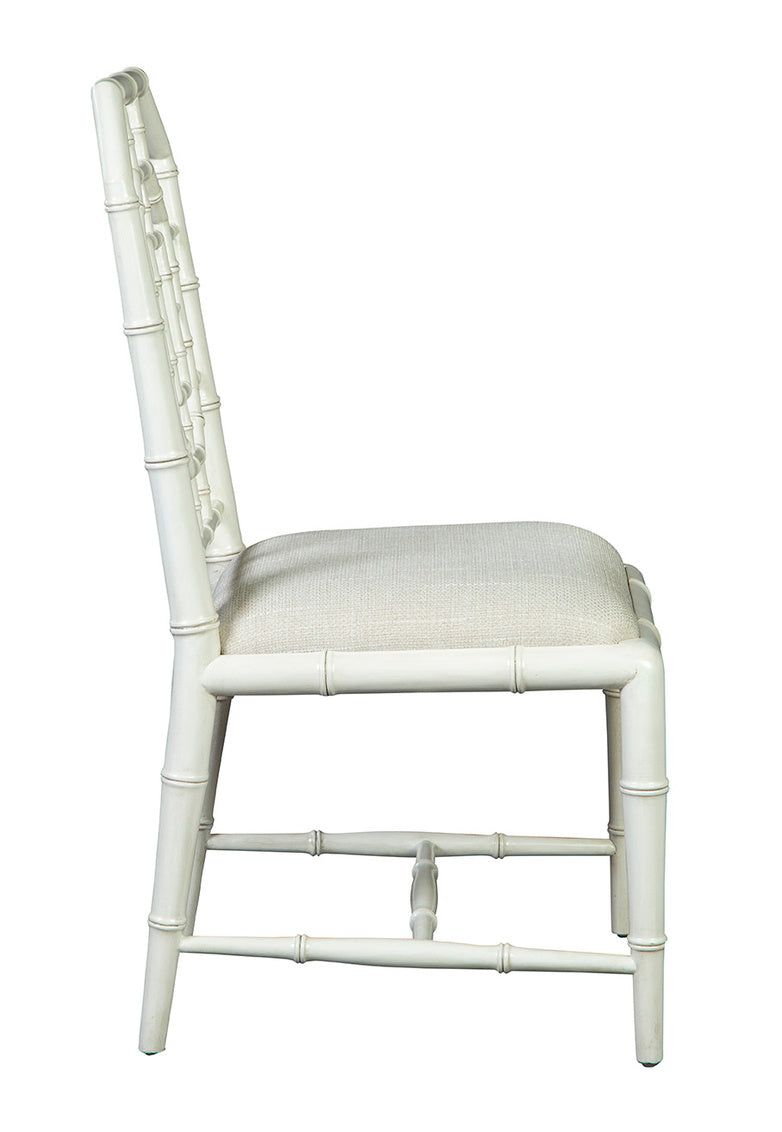 Lahara Linen Upholstered Armless Side Chair