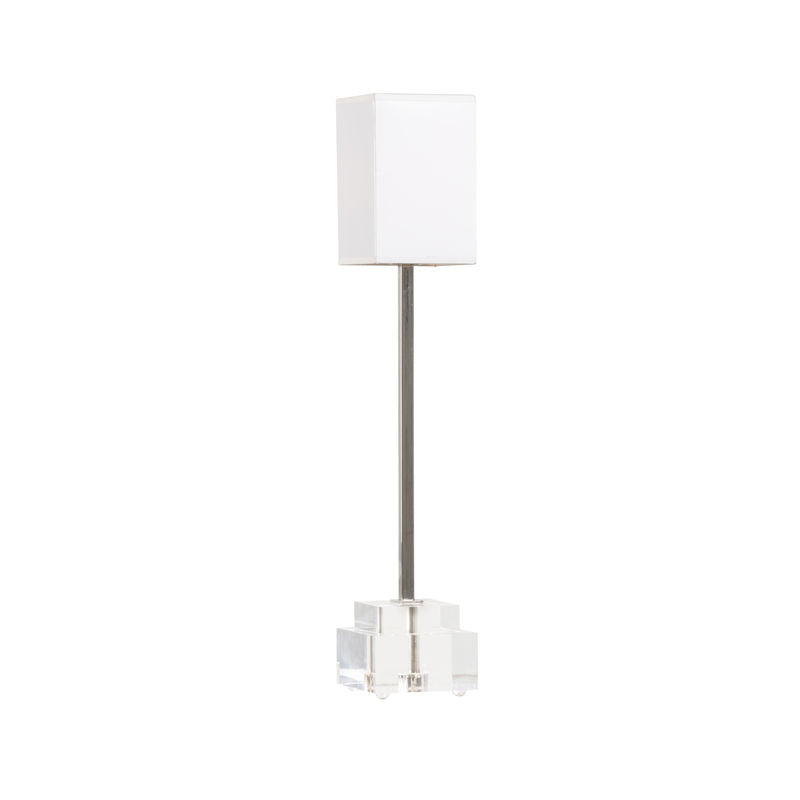 Discreet Silver Stem Modern Design Table Lamp - LOOMLAN - Chelsea House - Table Lamps