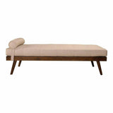 76" Stain Resistant Lounge Chaise Indoor Seating Wood Frame Chaises LOOMLAN By Moe's Home
