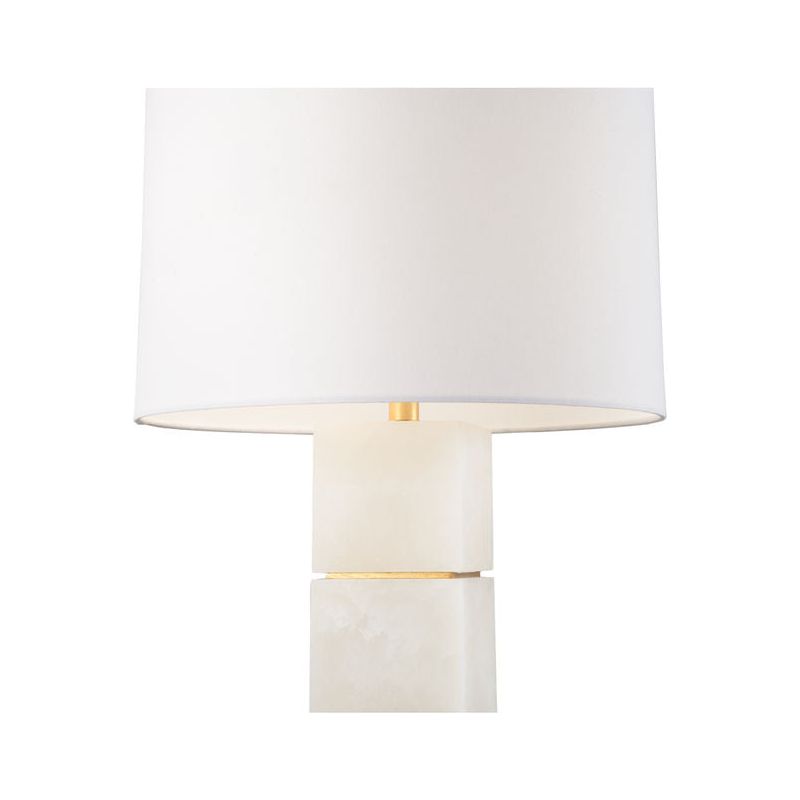 Stacked Gold Leaf Finish Table Lamp