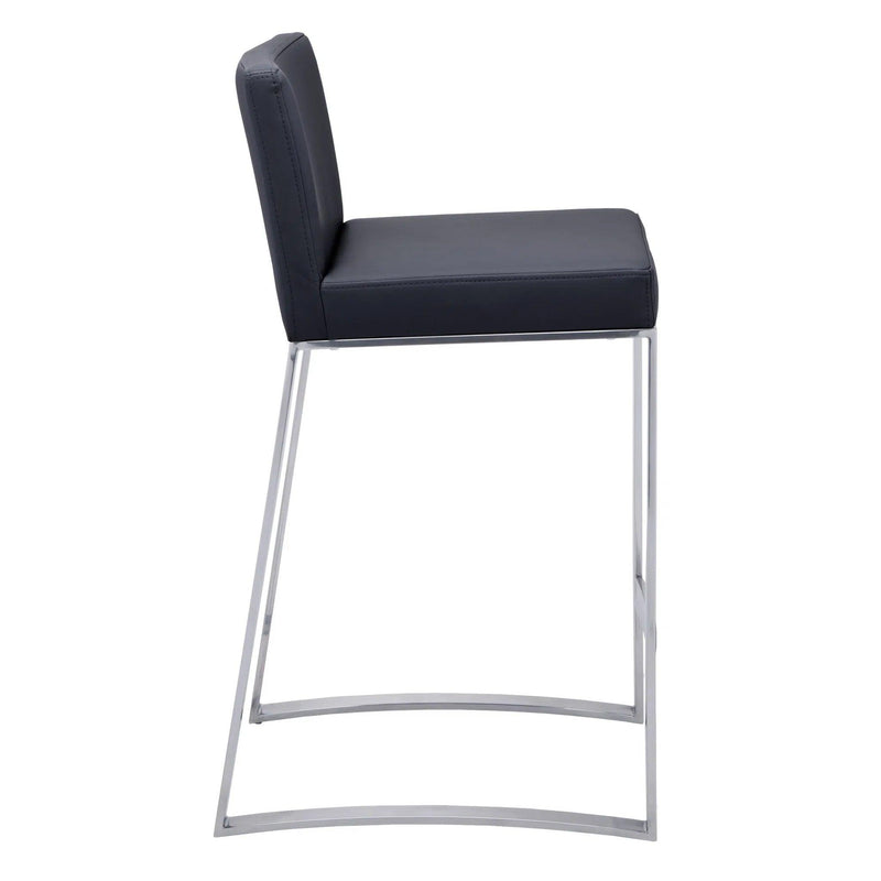 Architect Leather Upholstered Counter Stool